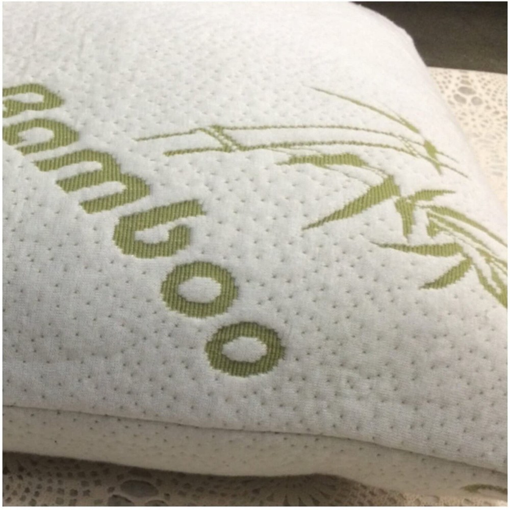 Bamboo Pillow Cover Zippered Protector Waterproof Case Noisless Breathable 2Pack