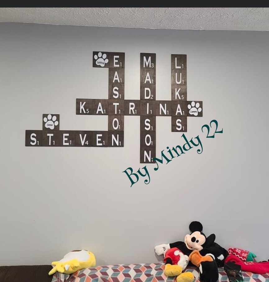 4X4 Scrabble Wall Tiles - Beautiful