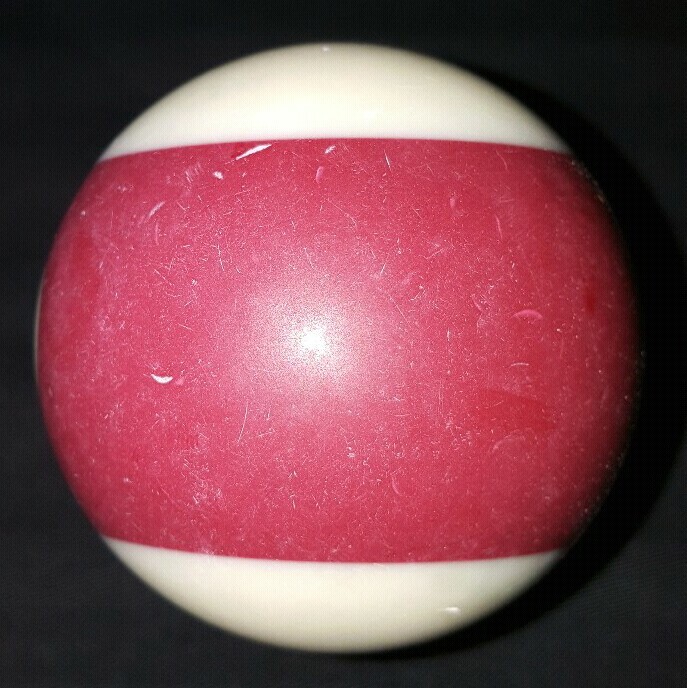Replacement Regulation Pool Ball 15 Ball Striped Maroon