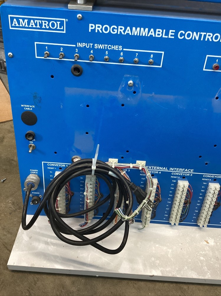 Amatrol Programmable Controller System Motor App.panel #17205