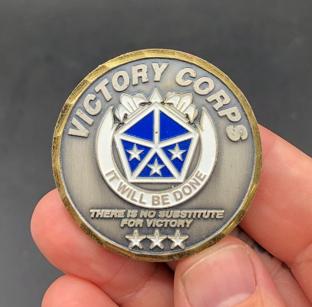 US Army Victory Corps Command Sergeant Major Challenge Coin Challenge Token