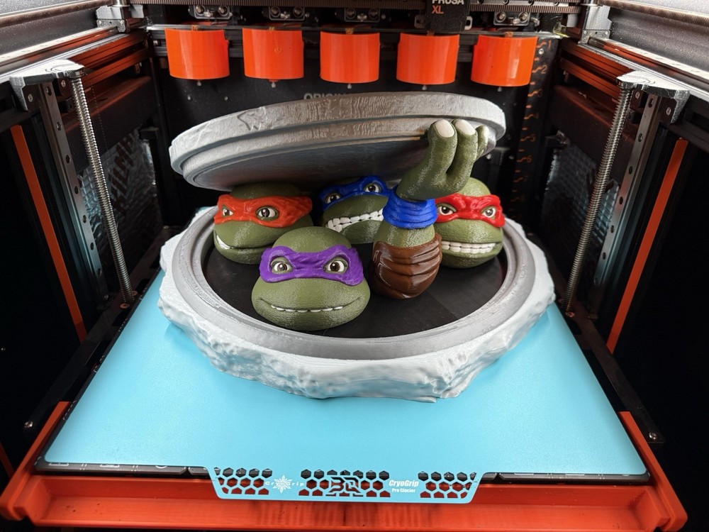 TMNT Miniature NYC Sewer Manhole Cover Prop Leo Michael Donatello Raphael XL 14”