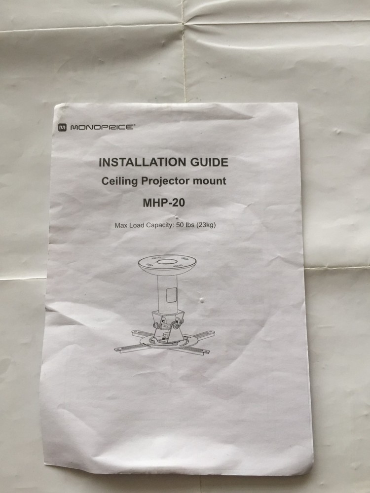 Monoprice MHP-20 Bracket for Projector