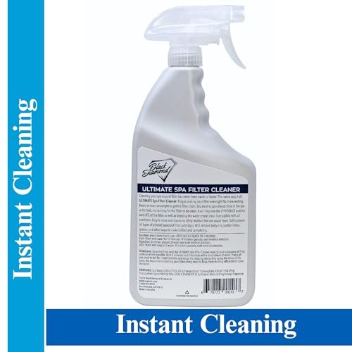 Ultimate Spa & Pool Filter Cleaner Spray, Professional Strength Fast 1-Quart