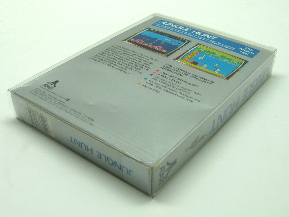 50X CLEAR PLASTIC PROTECTIVE BOX PROTECTOR SLEEVE FOR ATARI 5200 CIB GAME BOXES