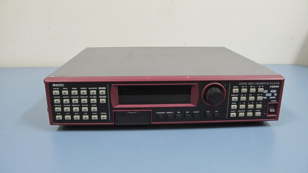 ASTRO Programmable Video Signal Generator Model VG870B