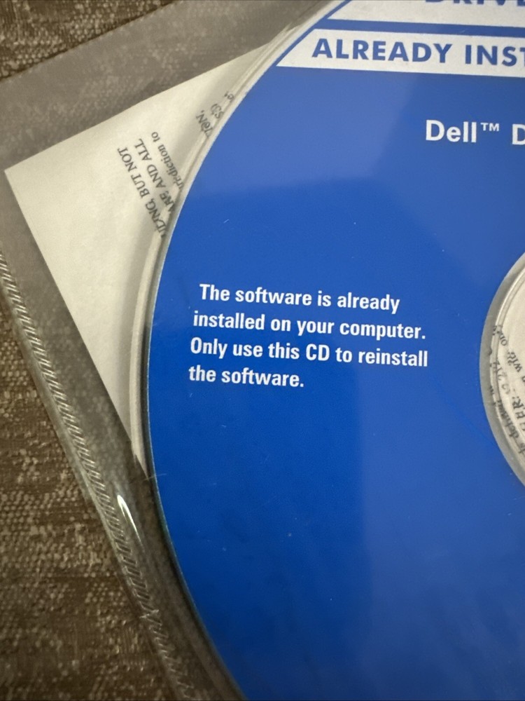 Vintage Dell Dimension Resource CD 2000- 2002 only Drivers and Utilities CD