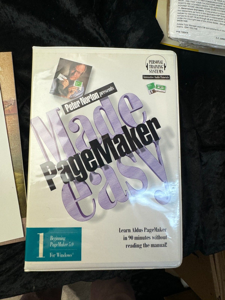 Adobe Pagemaker 6.0 Upgrade Software Bundle 3.5 & CD Media Type on Call