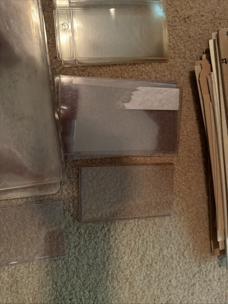 Clear Protective Sheets For Stamp Organization