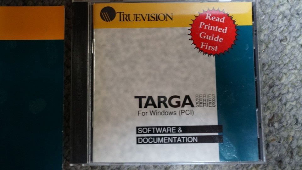 Targa 2000 RTX/Pinnacle Truevision, Stand Alone W/Documentation