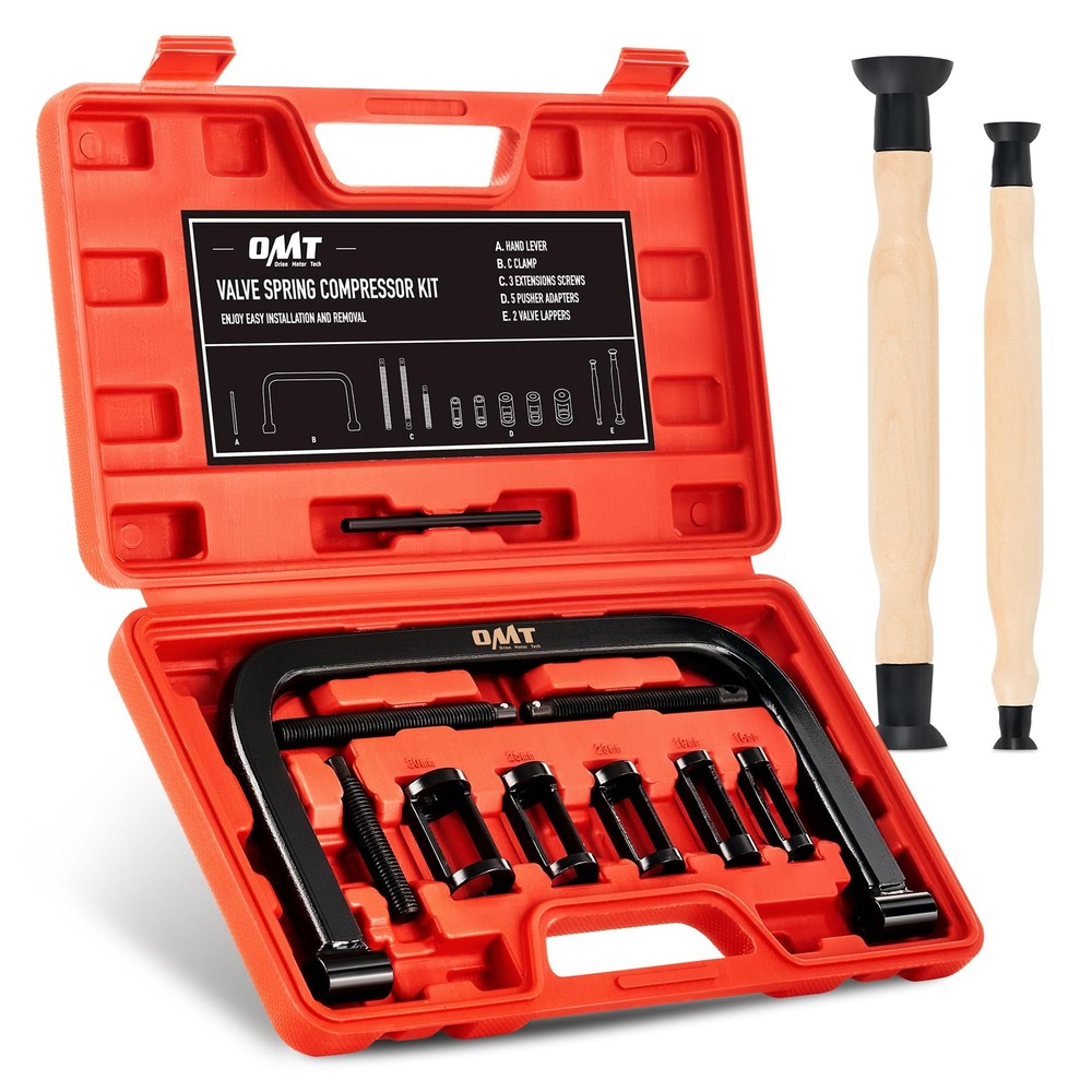 Orion Motor Tech Valve Spring Compressor, 10pcs Removal Tool red