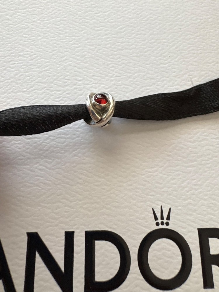 Pandora Garnet Evil Eye Charm