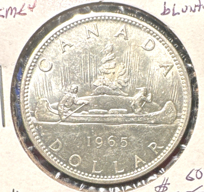 Canada 1965 dollar KM 64 BU