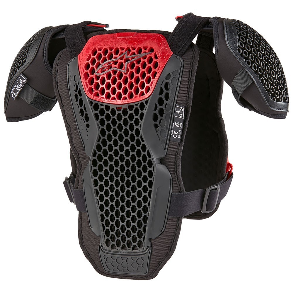 Alpinestars Youth Bionic Action Chest Protector Small/Medium Black/Red