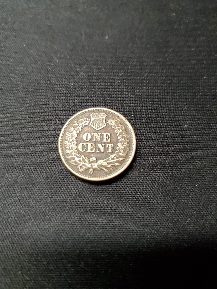 1863 Indian Head CentCopper-Nickel Oak EF