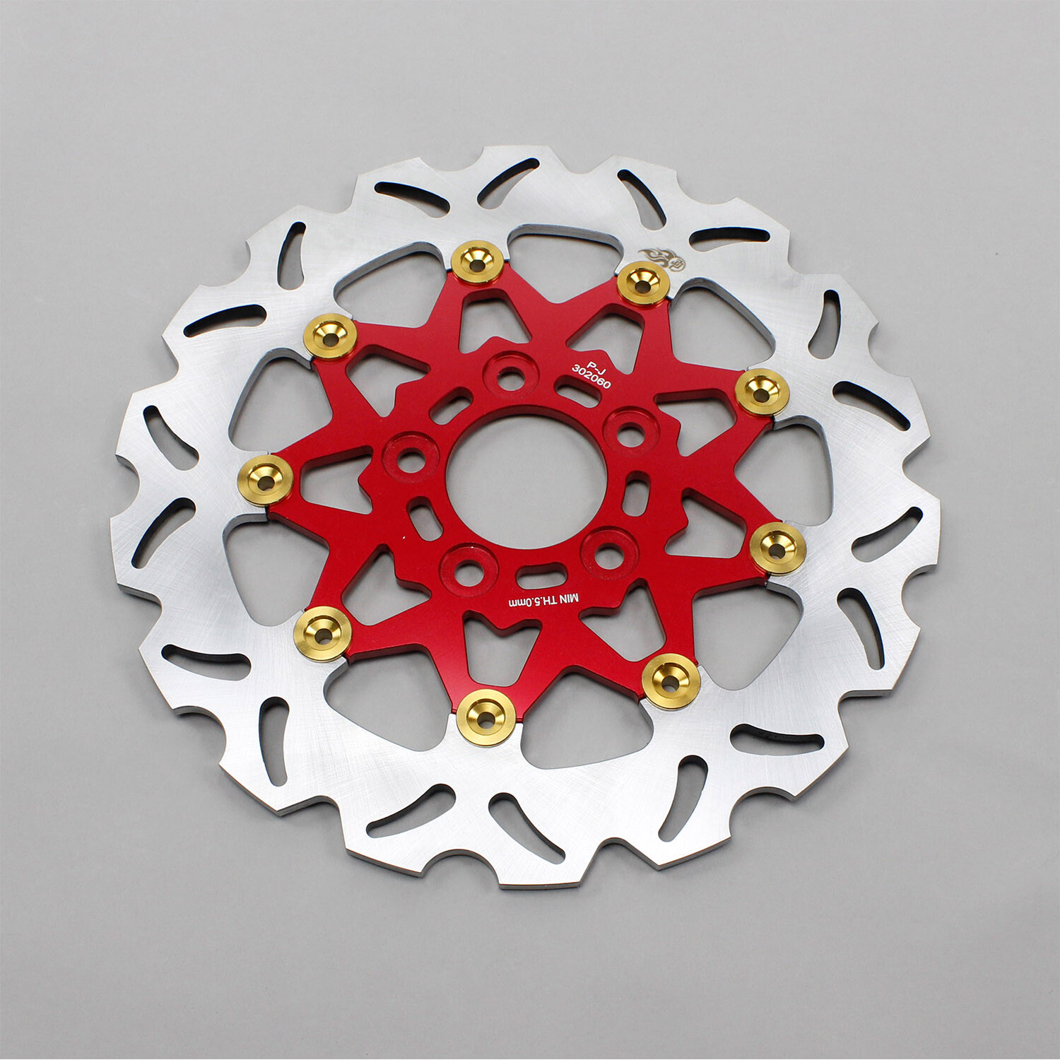 11.5" Red Floating Rear Brake Rotor Disc for Harley Softail Dyna Touring XL
