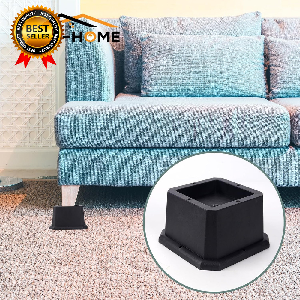 Furniture Risers 2 Inch Bed Risers Heavy Duty Adjustable