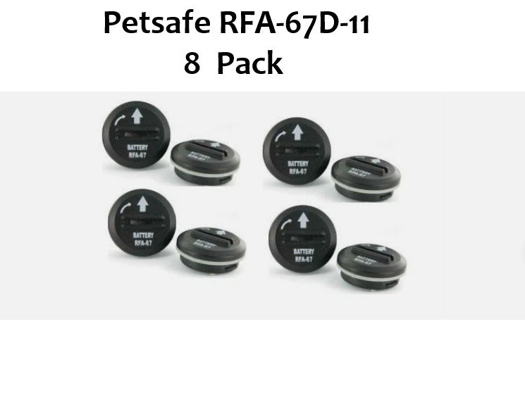 8 Petsafe RFA-67D-11 6 Volt Replacement Battery  8 Pack