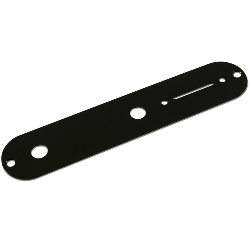 Kluson® KTCP70B Replacement Control Plate for Fender® Telecaster®, Black
