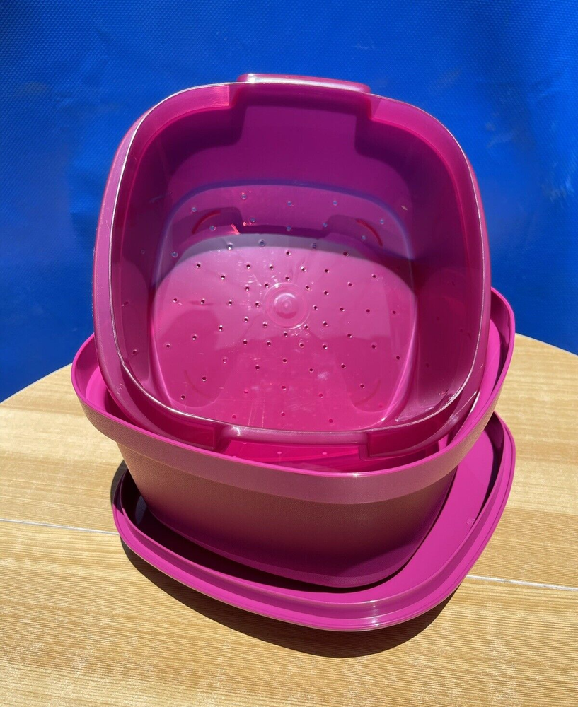 Tupperware Micro Steamer Multi Serve Idli Maker Vineyard NEW!