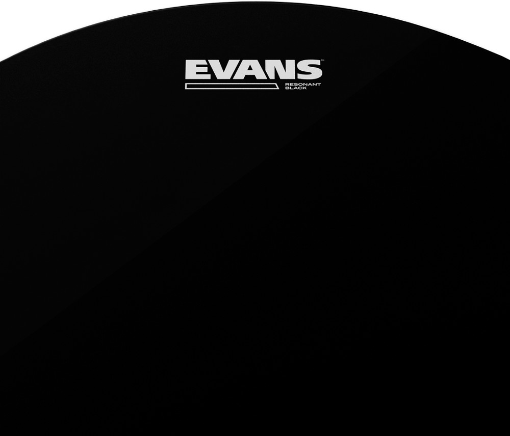 Evans Resonant Black Tom Drumhead 16 in.