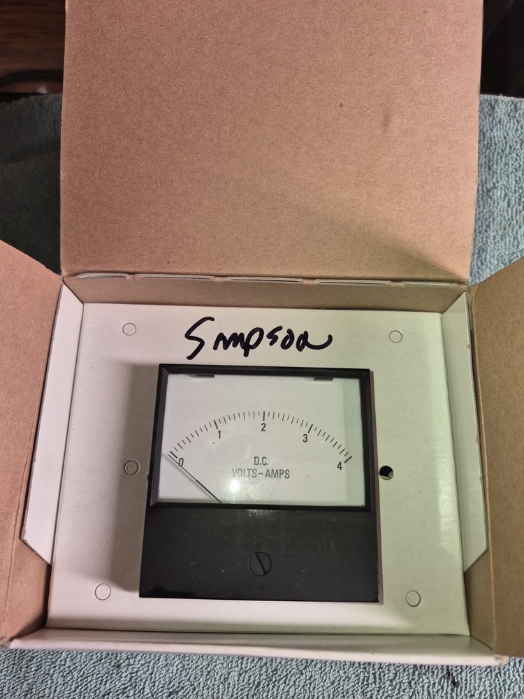 Simpson S10733 Amp- Volt Meter NOS