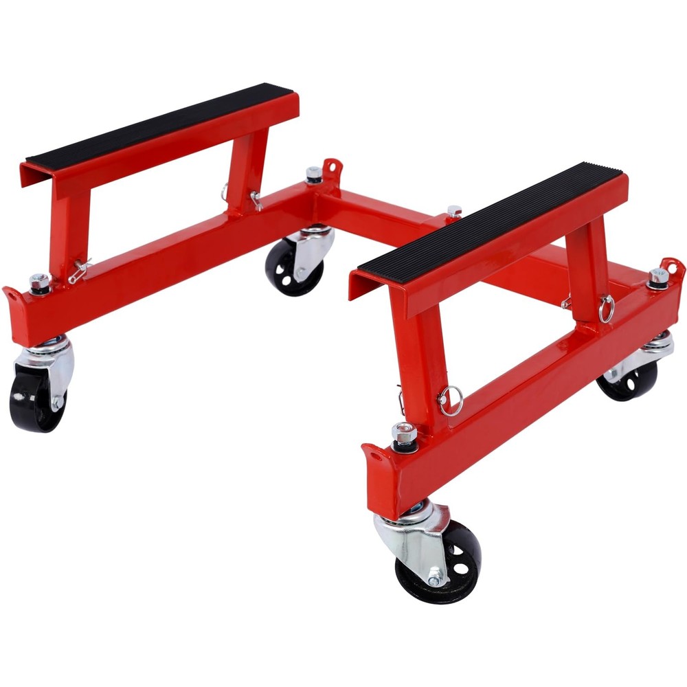 Motorcycle Engine Cradle Dolly 1500Lbs Engine Cradle Dolly ATV Engine Stand Red