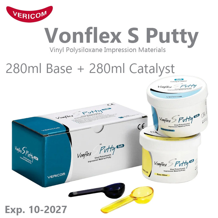 Vonflex Dental Impression Putty VPS Regular Set 1 Pack - Exp. 10-2027