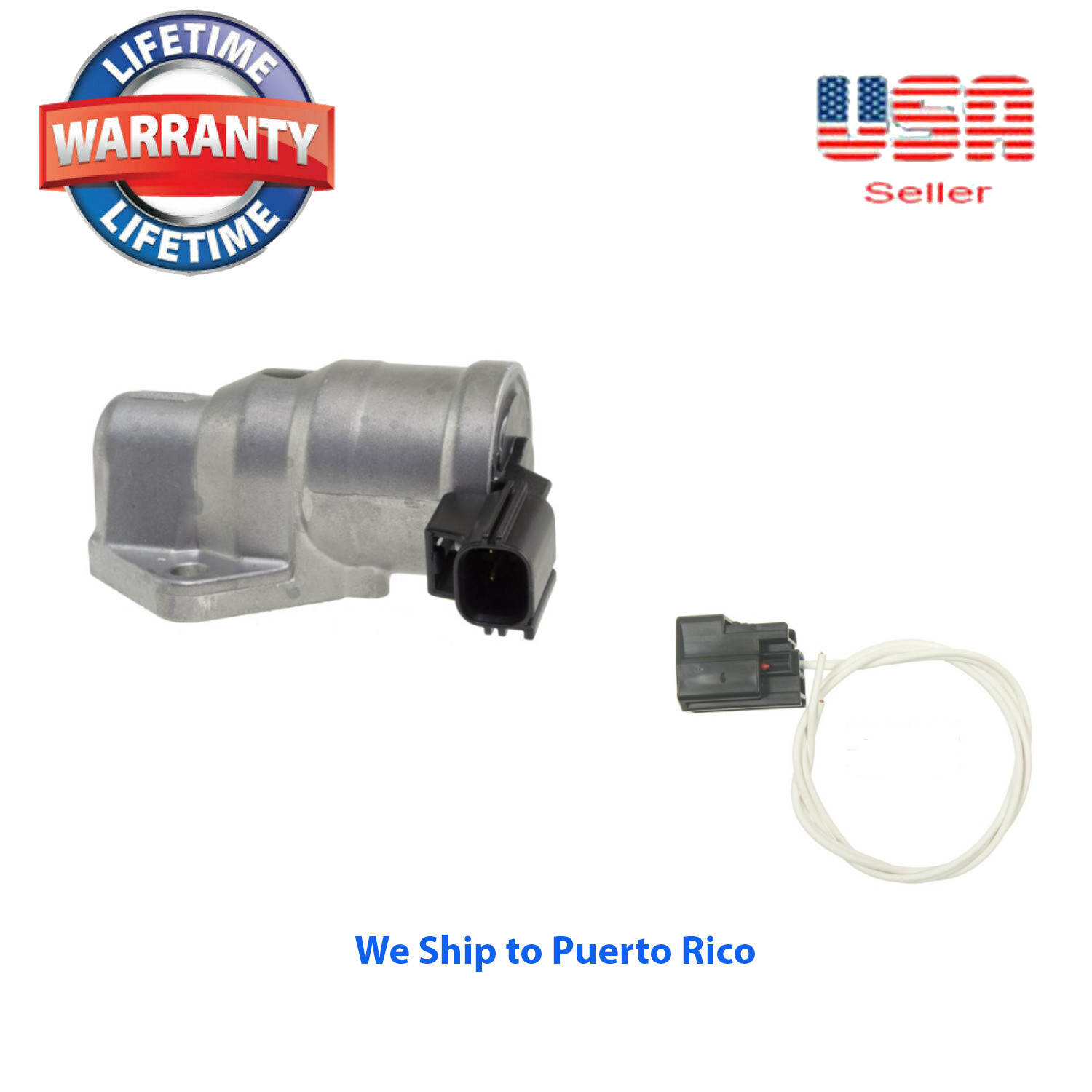 00-04 VOLVO S40 V40 + CONNECTOR  fits : OEM 1385097 IDLE AIR CONTROL VALVE IAC