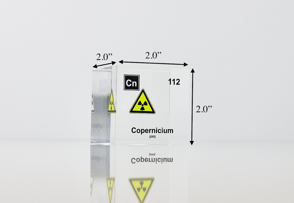 Copernicium Element Cube