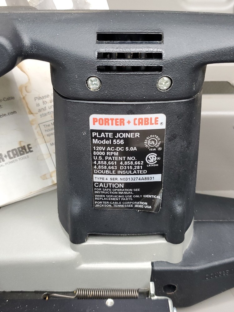 Porter Cable | Plate Joiner | Model 556 |