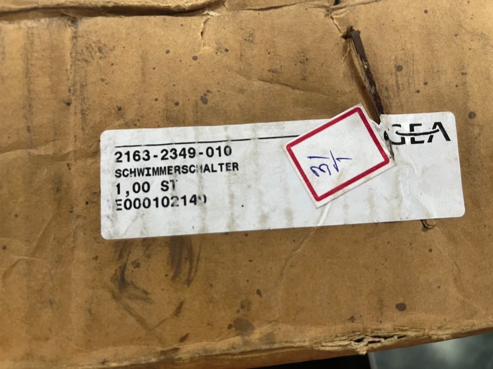 GEA WESTFALIA 2163-2349-010 FLOAT LEVEL SWITCH BROOKS TYPE 2129