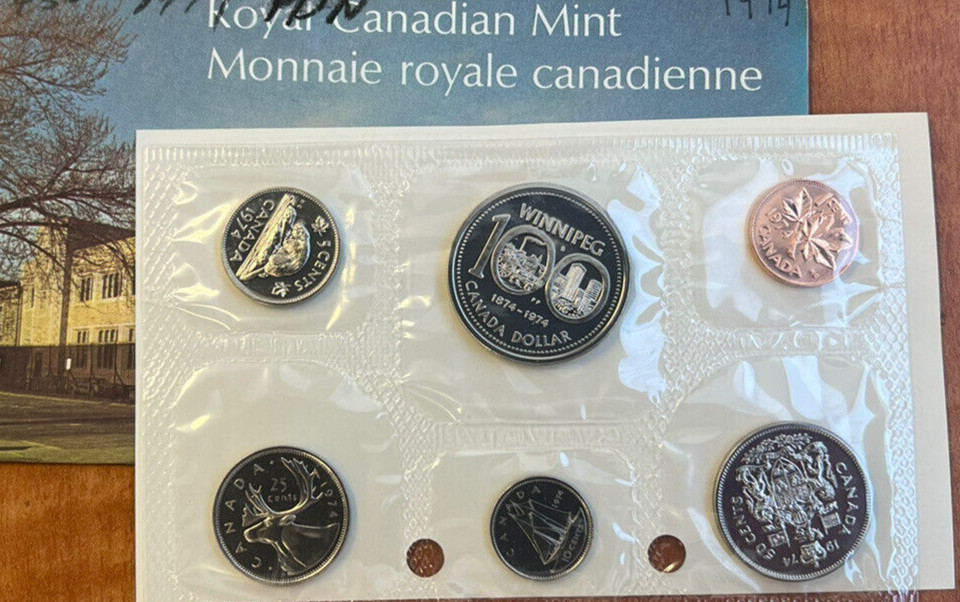 Canada 1974 PL Proof Like Uncirculated Coin Set