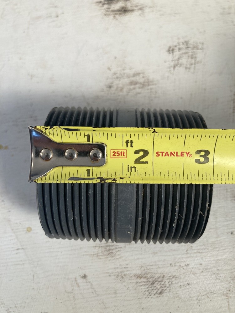 2-1/2" x 3" PVC Schedule 80 Threaded Nipple