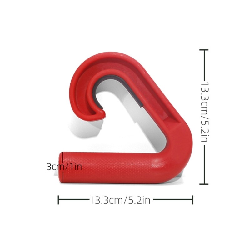 Fitness Handle Heavy Duty Nylon Exercise Handle With Ergonomic Hook Enduring