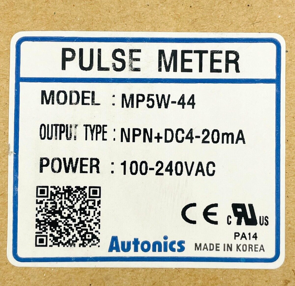AUTONICS MP5W-44 Pulse Meter