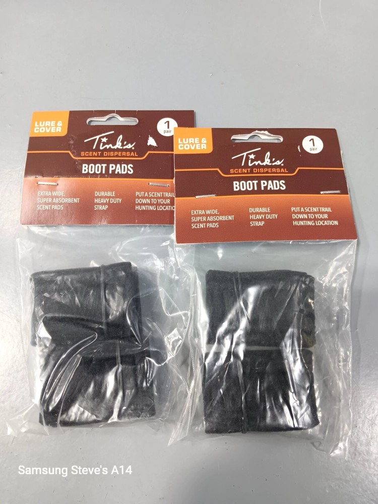 2 pack Tink's Scent Dispersal Boot Pads 1 Pair