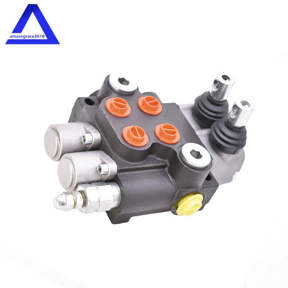 2 Spool Hydraulic Control Valve Double Acting 13 GPM 3600 PSI SAE Ports 3600Psi