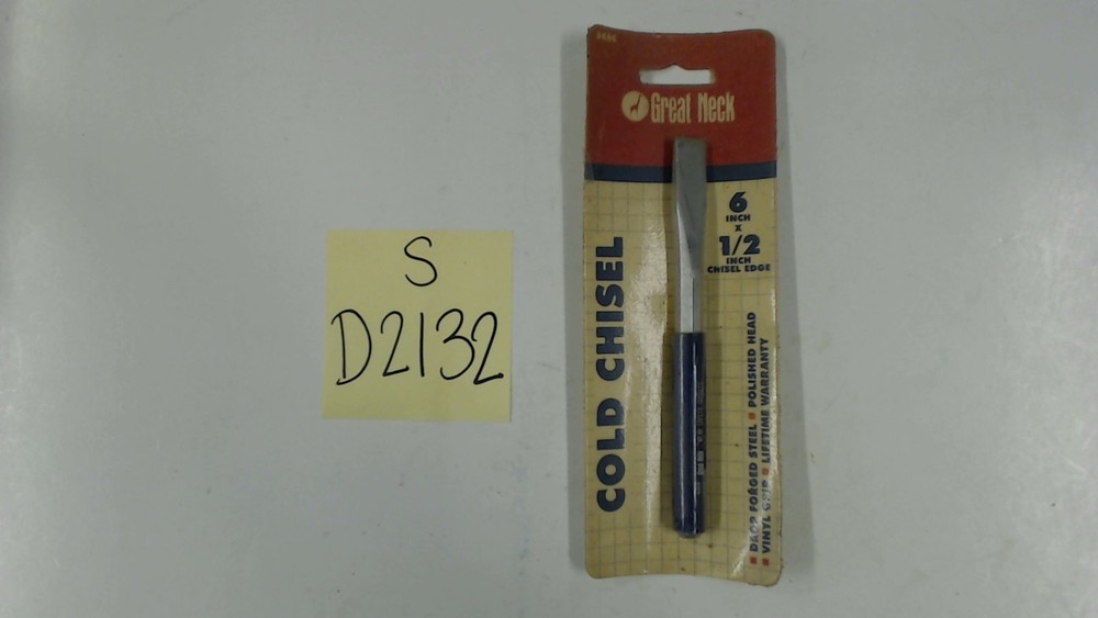 Great Neck 6 inch x 1/2 Cold Chisel
