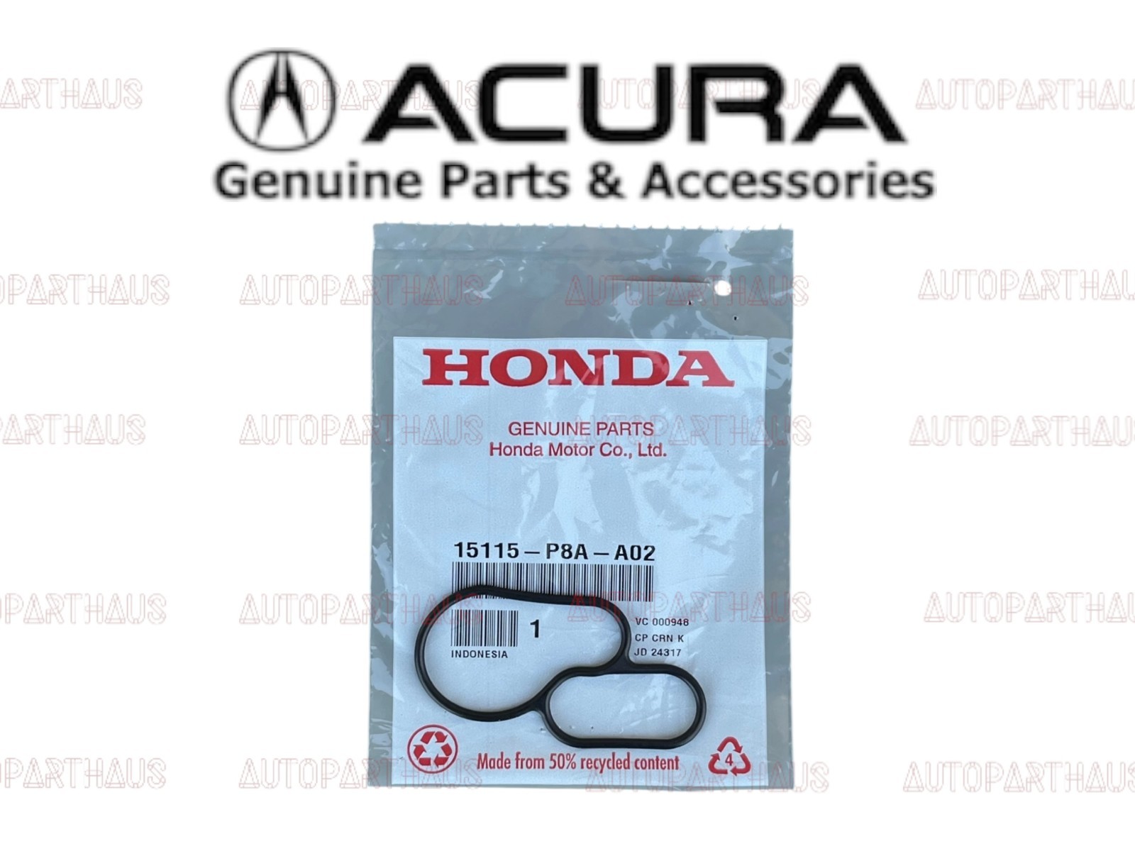 07 - 13 ACURA MDX V6 OIL PUMP SEAL RESEAL KIT GENUINE OEM
