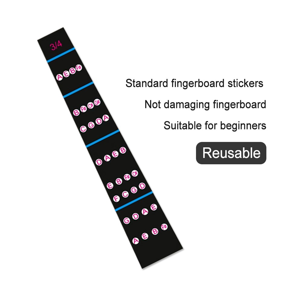 1pcs 1/2 Violin Fingerboard Sticker Durable
