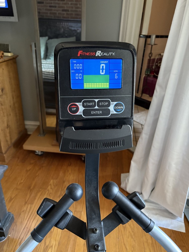 FITNESS REALITY 4000MR Magnetic Rower Rowing Machine with 15 Workout Programs