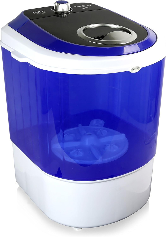 Pyle Upgraded Version Portable Washer - Top Loader Portable Laundry, Mini Washin