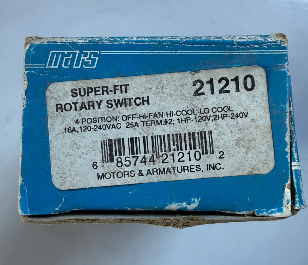 ROTARY SWITCH ASR4273-78K