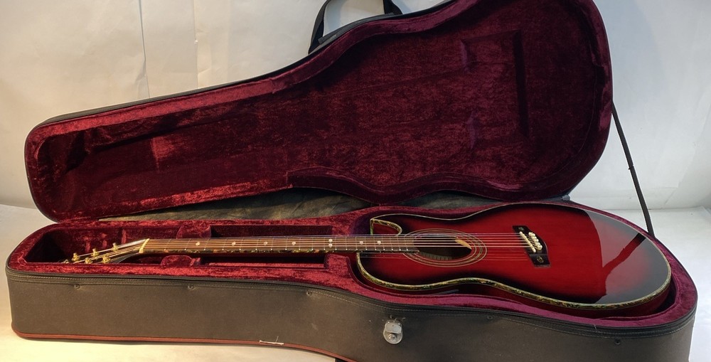 Cedar Ridge Red Limited CE Guitar with case