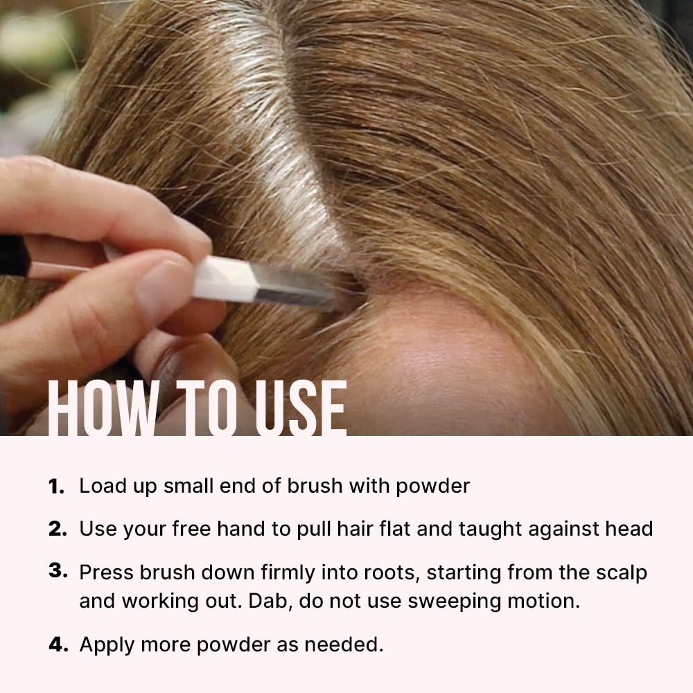 COLOR WOW Root Cover Up Medium Brown Instant Grey Coverage Temporary Touch-Up