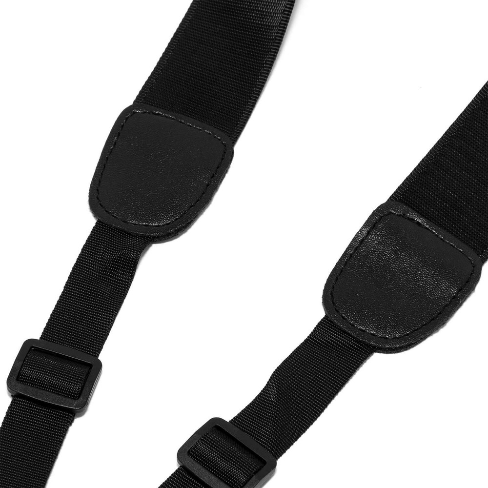 Tiger Ukulele Strap - Adjustable Black Uke Strap