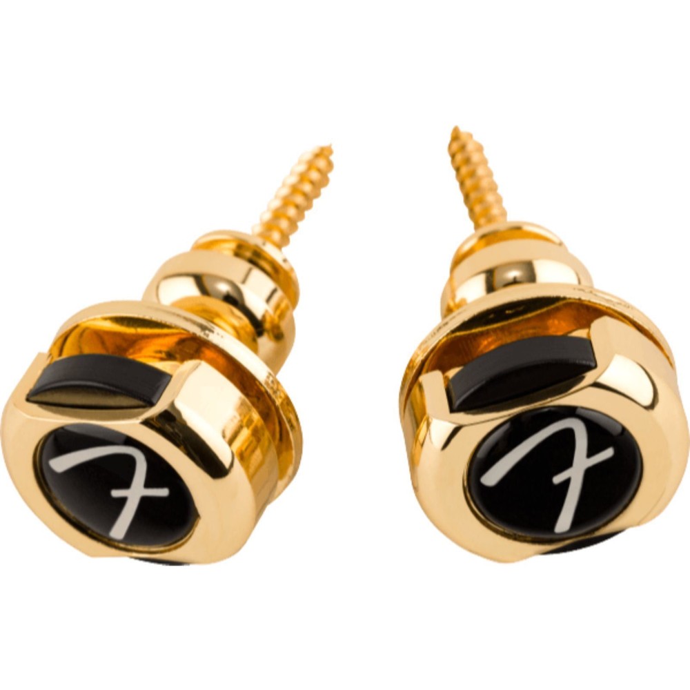 Fender Infinity Guitar Strap Locks and Buttons, Gold