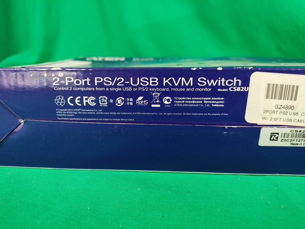 ATEN CS82U 2-Port PS/2-USB KVM Switch