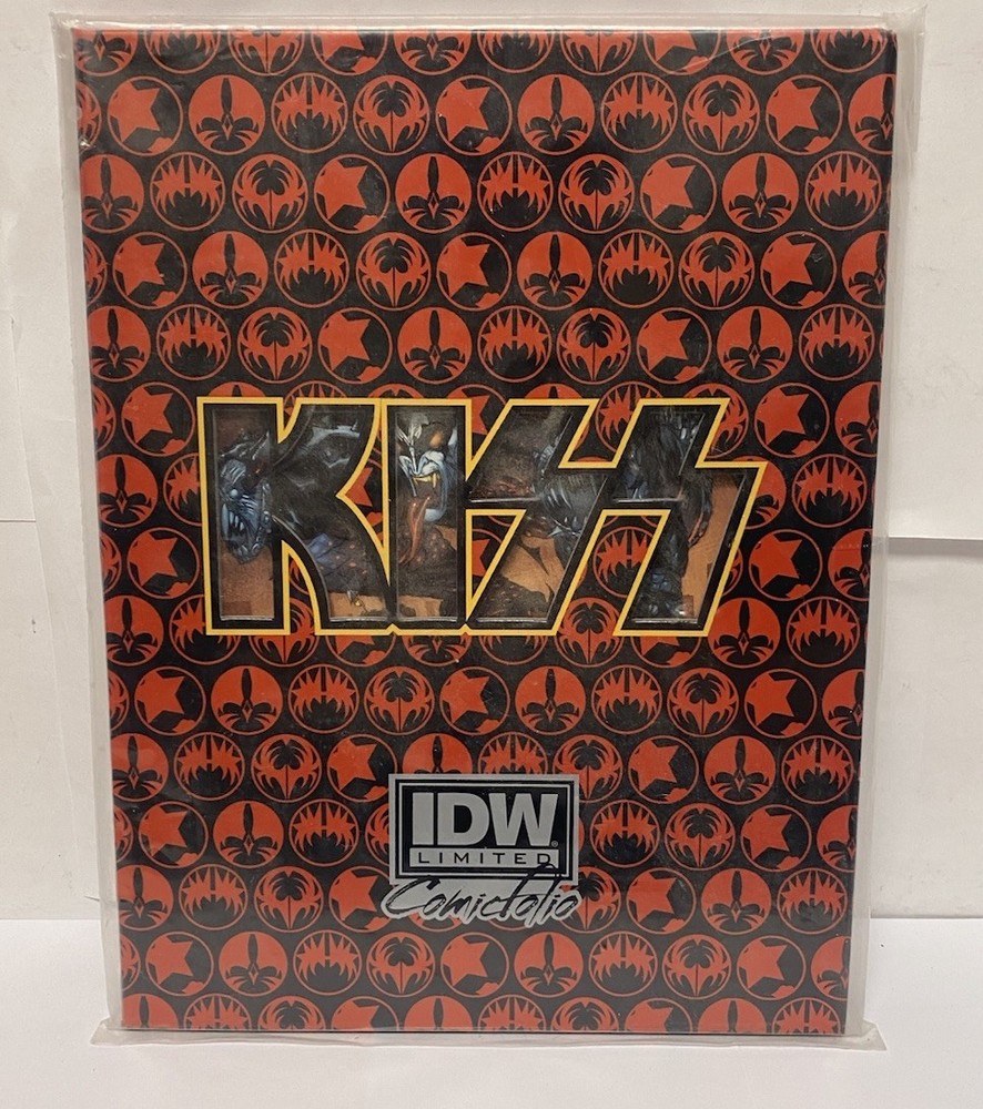 KISS Limited Art Prints ComicFolio DEMON Gene Simmons IDW 2013 GREAT CONDITION